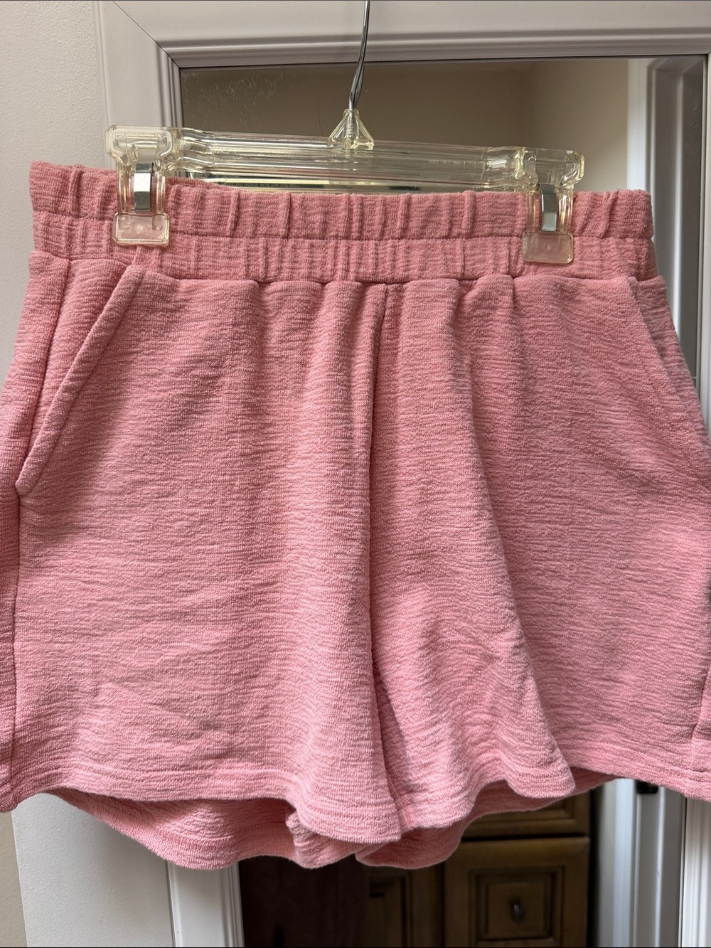 Zenana Women's Pink Casual Pull-On Shorts